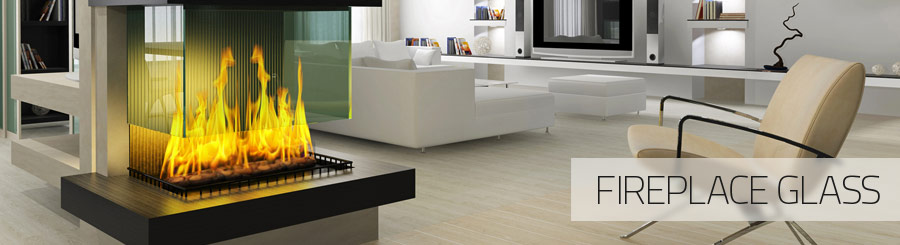 Fireplace glass